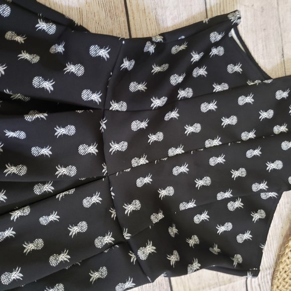 HOLLISTER pineapple halter neck mini dress S - Picture 4 of 10